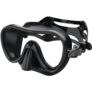SEAC Salina SLT, Maschera Subacquea per Uomo, Donna e Bambini in silicone, Ideale per Snorkeling, Nero, Standard SEAC Salina SLT, Maschera Subacquea per Uomo, Donna e Bambini in silicone, Ideale per Snorkeling, Nero, Standard