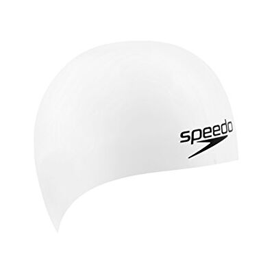Cappellino da nuoto unisex adulto Speedo - Fastskin Competizione Bianco Piccolo Cappellino da nuoto unisex adulto Speedo - Fastskin Competizione Bianco Piccolo