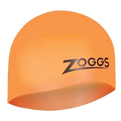 Zoggs Cuffia da nuoto in silicone, unisex, facile da montare, arancione, normale Zoggs Cuffia da nuoto in silicone, unisex, facile da montare, arancione, normale