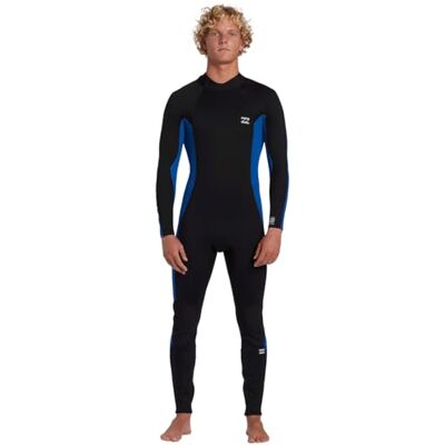 Billabong 3/2mm Foil Fullsuit Surf per Uomo True Blue MS Billabong 3/2mm Foil Fullsuit Surf per Uomo True Blue MS