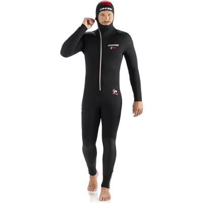 Tuta da immersione monopezzo Cressi 1946 Diver Man - 7 mm, nero/rosso, XXXL Tuta da immersione monopezzo Cressi 1946 Diver Man - 7 mm, nero/rosso, XXXL
