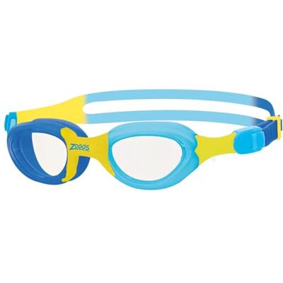 Zoggs Occhialini da Nuoto per Bambini, con Chiusura a Tenuta Rapida, con Protezione UV (Fino a 6 Anni), Colore: Blu/Giallo/Trasparente Zoggs Occhialini da Nuoto per Bambini, con Chiusura a Tenuta Rapida, con Protezione UV (Fino a 6 Anni), Colore: Blu/Giallo/Trasparente