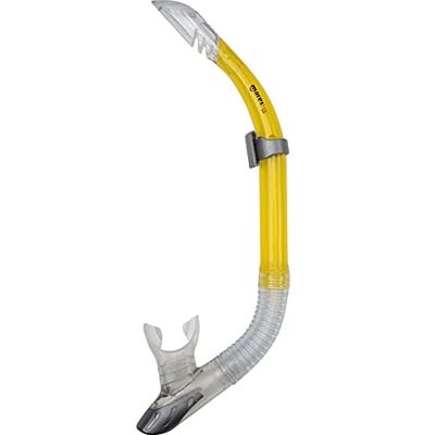 Mares Sailor Snorkel adulto semi-secco con boccaglio in silicone e valvola di scarico, sistema anti-splash per snorkeling Mares Sailor Snorkel adulto semi-secco con boccaglio in silicone e valvola di scarico, sistema anti-splash per snorkeling