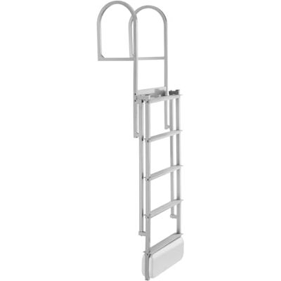 VEVOR Scaletta Telescopica per Molo, Scaletta Dritta Retrattile da Pontile, 5 Gradini Antiscivolo in PP, Portata Massima 227 kg, Struttura in Lega di Alluminio, Galleggiante Auto-Sollevante, per Laghi VEVOR Scaletta Telescopica per Molo, Scaletta Dritta Retrattile da Pontile, 5 Gradini Antiscivolo in PP, Portata Massima 227 kg, Struttura in Lega di Alluminio, Galleggiante Auto-Sollevante, per Laghi