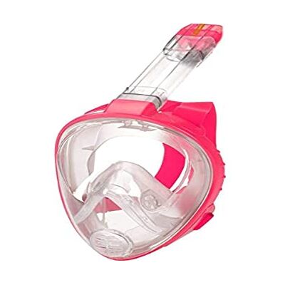 TECNOPRO Fullface M9 C, Maschera Subacquea Unisex Bambino, Smoke/Pink, XS/S TECNOPRO Fullface M9 C, Maschera Subacquea Unisex Bambino, Smoke/Pink, XS/S
