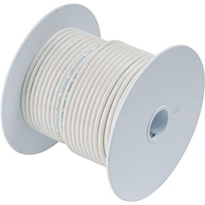 Ancor TINNED Copper Wire 6AWG (13MM²) White 100FT Ancor TINNED Copper Wire 6AWG (13MM²) White 100FT