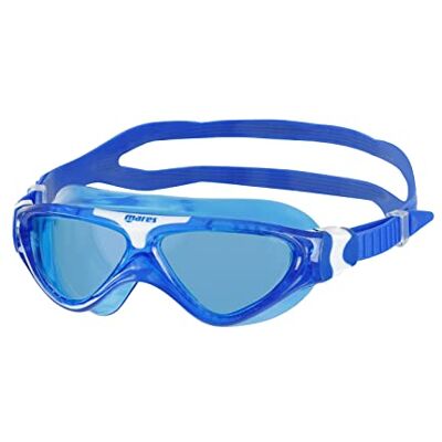 Mares Aquazone Maschera Gamma Jr; Maschera da Snorkeling Bambini Blu, Lente Blu Trasparente, Unisex Mares Aquazone Maschera Gamma Jr; Maschera da Snorkeling Bambini Blu, Lente Blu Trasparente, Unisex