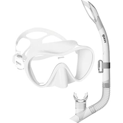 Mares Combo Tropical, Maschera e Boccaglio per Snorkeling, Adulto, Unisex, Bianco Mares Combo Tropical, Maschera e Boccaglio per Snorkeling, Adulto, Unisex, Bianco