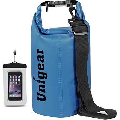 Unigear Borsa Impermeabile (2L/5L/10L/20L/30L/40L/55L),Sacca Stagna Dry Bag Sacca impermeabile mare con Custodia Telefono per kayak SUP pesca campeggio e sport acquatici; attività outdoor e viaggio Unigear Borsa Impermeabile (2L/5L/10L/20L/30L/40L/55L),Sacca Stagna Dry Bag Sacca impermeabile mare con Custodia Telefono per kayak SUP pesca campeggio e sport acquatici; attività outdoor e viaggio