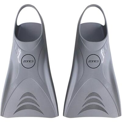 ZONE3 Aletas Training, Unisex, Color Gris,Negro, Talla 45-47 ZONE3 Aletas Training, Unisex, Color Gris,Negro, Talla 45-47