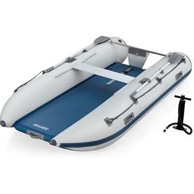 Bestway 65185 Set gommone sportivo Hydro Force Beacon Elite 3,35 m, grigio Bestway 65185 Set gommone sportivo Hydro Force Beacon Elite 3,35 m, grigio