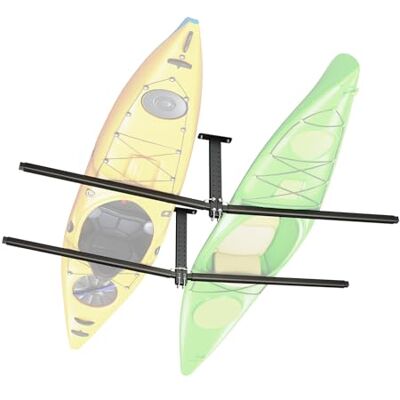 VEVOR Supporto da Soffitto per Kayak 2 pezzi, Supporto Barra Regolabile per Kayak Salvaspazio per Deposito Canoa SUP Tavola da SUP Paddleboard, Barra da Soffitto per Garage Carico max. 113,4 kg VEVOR Supporto da Soffitto per Kayak 2 pezzi, Supporto Barra Regolabile per Kayak Salvaspazio per Deposito Canoa SUP Tavola da SUP Paddleboard, Barra da Soffitto per Garage Carico max. 113,4 kg