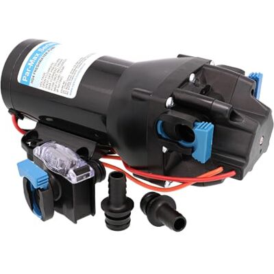 Jabsco , ParMax HD4-24V 4GPM 60PSI Pompa di erogazione d'acqua dolce resistente Jabsco , ParMax HD4-24V 4GPM 60PSI Pompa di erogazione d'acqua dolce resistente