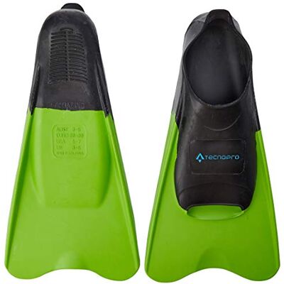 TECNOPRO Flosse-289419, Pinne Uomo, Green Lime/Black/Blu, XL TECNOPRO Flosse-289419, Pinne Uomo, Green Lime/Black/Blu, XL