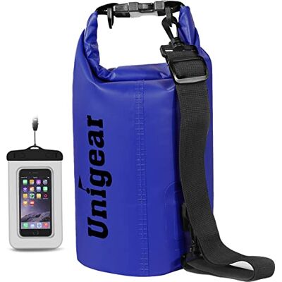 Unigear Borsa Impermeabile (2L/5L/10L/20L/30L/40L/55L),Sacca Stagna Dry Bag Sacca impermeabile mare con Custodia Telefono per kayak SUP pesca campeggio e sport acquatici; attività outdoor e viaggio Unigear Borsa Impermeabile (2L/5L/10L/20L/30L/40L/55L),Sacca Stagna Dry Bag Sacca impermeabile mare con Custodia Telefono per kayak SUP pesca campeggio e sport acquatici; attività outdoor e viaggio