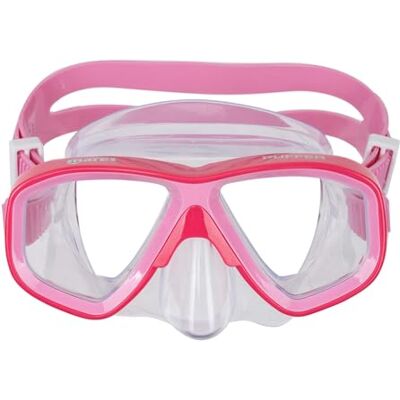 Mares Puffer Maschera per bambini a doppia lente, taglia XS-S, faciale in siliter e lenti in policarbonato resistenti Mares Puffer Maschera per bambini a doppia lente, taglia XS-S, faciale in siliter e lenti in policarbonato resistenti