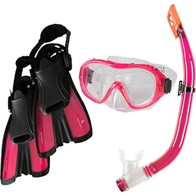 TECNOPRO St5 3 Set di 3 cancelli rosa/nero, taglia XS TECNOPRO St5 3 Set di 3 cancelli rosa/nero, taglia XS