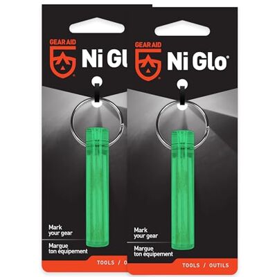GEAR AID Portachiavi luminosi unisex, confezione da 2 pezzi GEAR AID Portachiavi luminosi unisex, confezione da 2 pezzi