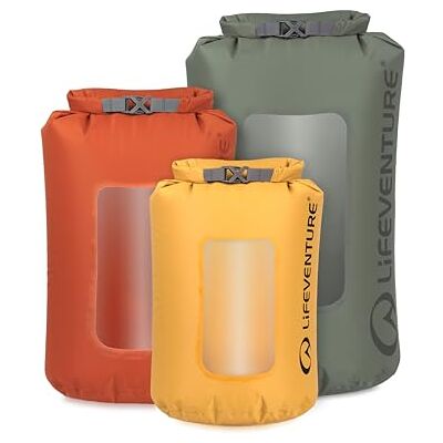 Lifeventure Stormlight, sacca impermeabile in silicone Rip-Stop 70D con cuciture completamente nastrate, chiusura arrotolabile, impermeabile, per viaggi avventurosi, Toni della Terra, Window Multipack Lifeventure Stormlight, sacca impermeabile in silicone Rip-Stop 70D con cuciture completamente nastrate, chiusura arrotolabile, impermeabile, per viaggi avventurosi, Toni della Terra, Window Multipack