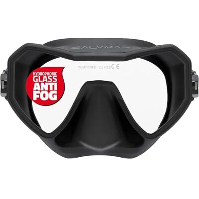 SALVIMAR Neo Anti Fog, Maschera Adulto Anti Appannamento, per pesca subacquea, immersioni e snorkeling, Nero SALVIMAR Neo Anti Fog, Maschera Adulto Anti Appannamento, per pesca subacquea, immersioni e snorkeling, Nero