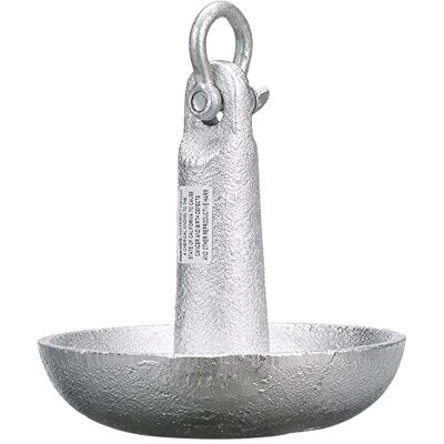 SEACHOICE Ancora a Fungo, in ghisa, Verniciata in Alluminio, Argento, 4,5 kg, Barche Fino a 12 Piedi di Lunghezza SEACHOICE Ancora a Fungo, in ghisa, Verniciata in Alluminio, Argento, 4,5 kg, Barche Fino a 12 Piedi di Lunghezza