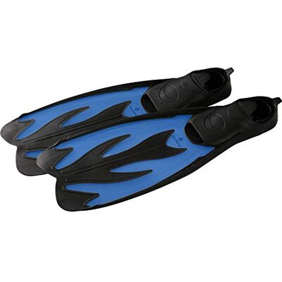 TECNOPRO Flosse F5, Pinne. Unisex-Adulto, Blu/Nero Brillante, 42-43 TECNOPRO Flosse F5, Pinne. Unisex-Adulto, Blu/Nero Brillante, 42-43