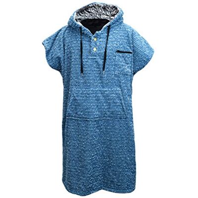 Open Road Goods Poncho con cappuccio per adulti, colore: blu Open Road Goods Poncho con cappuccio per adulti, colore: blu