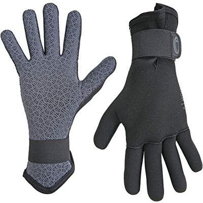 Typhoon Coppia Guanti KLIVE3, 3 mm, Nero, L Unisex Adulto Typhoon Coppia Guanti KLIVE3, 3 mm, Nero, L Unisex Adulto