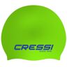 Cressi Ricky Jr Swim Cap 1X Junior Cuffia Junior per il Nuoto, Lime/Blu, Taglia Unica