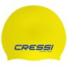 Cressi Ricky Jr Swim Cap 1X Junior Cuffia Junior per il Nuoto, Giallo/Blu, Taglia Unica