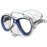 SEAC Elba, Maschera Snorkeling e Immersione Subacquea Unisex Adulto, Trasparente/Blu, Standard