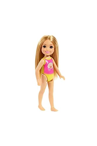 Barbie Mattel GLN70 Beach Doll Chelsea in Shell Design