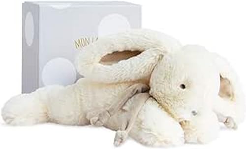 Doudou et Compagnie Lapin Bonbon  Peluche, Grigio, 36.5 x 35.5 x 26.4 cm