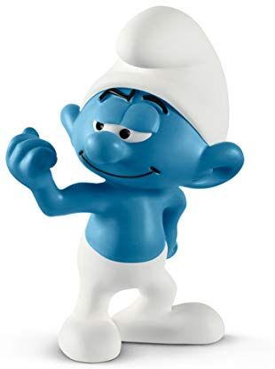 SCHLEICH -25 Smurfs 25 PUFFO FORZUTO (5),