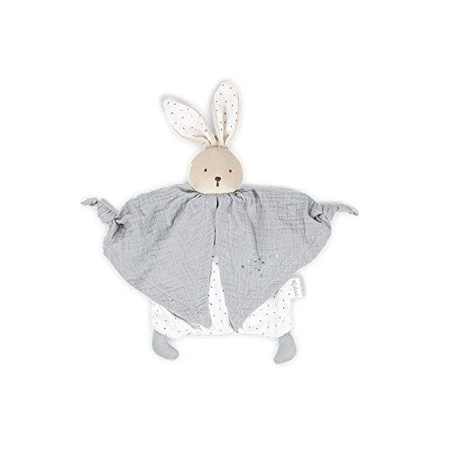 KALOO Petit PAS Doudou in Cotone Biologico Coniglietto Grigio