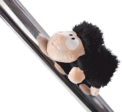 NICI Mag Pecora nera 11 cm Peluche sostenibile con calamita Animale magnetico per frigoriferi, lavagne, oggetti in metallo e molto altro ancora, ottima idea regalo