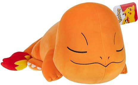 PoKéMoN PKW3883-45 cm peluche che dorme – Glumanda, peluche ufficiale