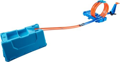 Hot Wheels - Playset Multi Loop Track Builder con 3 Metri di Pista per Creare Percorsi Interessanti,