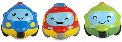 Chicco Rolling Wheels, pattuglia di Auto per Bambini, Veicoli da Costruzione Macchinine Turbo Ball City Builders, Multicolore, 000000000