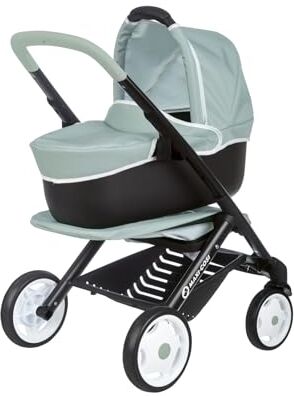 Smoby Maxi Cosi Combi Verde passeggino 3 in 1, 7600, 3 anni, colore verde, carrozzina, port-enfant, passeggino