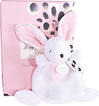 Doudou et Compagnie Mini Doudou Coniglio Happy Blush Rosa 17 cm HAPPY DOUDOU