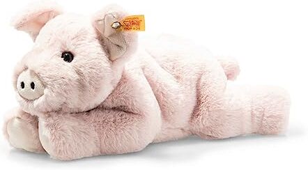 Steiff - Soft Cuddly Friends Piko Maialino, 28 cm, Peluche per Bambini, Morbido, Lavabile, Rosa (), Colore