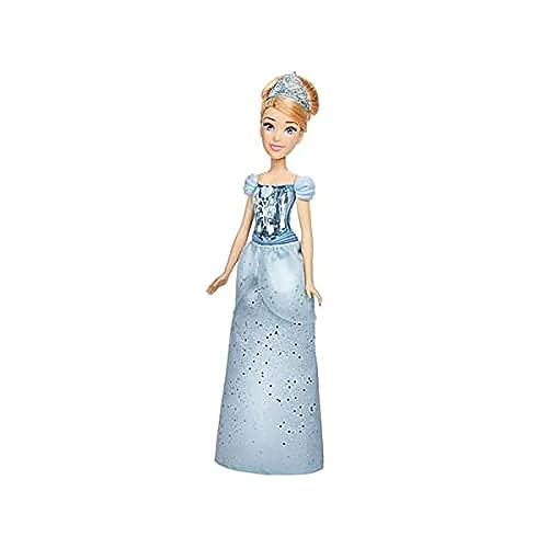 Disney Princess Royal Shimmer Bambola di Cenerentola, Bambola con Gonna e Accessori Moda, Giocattolo per Bambini dai 3 Anni in su