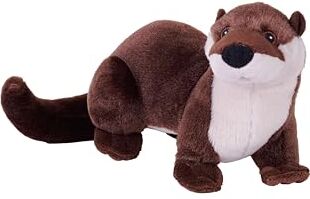 Wild Republic Cuddlekins Eco Mini Lontra Fluviale, Peluche, 20 cm, Giocattolo di Peluche, Riempimento con Bottiglie d'Acqua Riciclate Filate, Ecologico