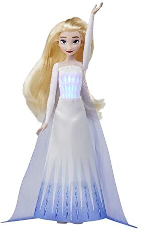 Hasbro Regina Elsa Musical Bambola Che Canta la canzone Into The Unknown del film Frozen 2