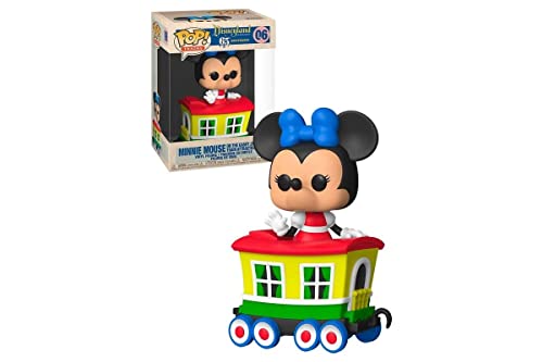 Funko POP! Train: Casey Jr Minnie Mouse in Car 6 Disneyland 1955 Figura in Vinile da Collezione Idea Regalo Merchandising Ufficiale Giocattoli per Bambini e Adulti