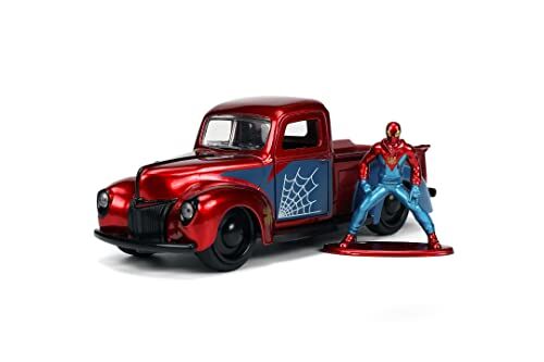 Jada Toys Marvel Véhicule 1/32 1941 Ford Pick Up Spider-Man