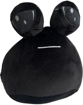 Forfamy Alien Pou Peluche, My Pet Alien Pou di Eluches, Ripieno di Animali Peluche, Carino Bambola Aliena per Regalo Feste di Compleanno per Bambini (Nero)