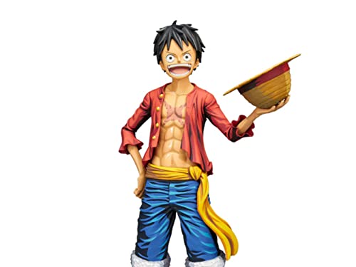 Banpresto One Piece Monkey D. Luffy Figurine Grandista Nero 28cm