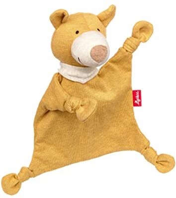 Sigikid Telo da fiuto a forma di orso, colore: giallo/orso/18 cm